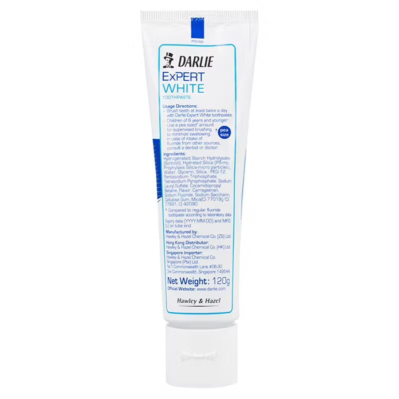 Darlie Expert White Toothpaste 120g - Advanced Whitening & Enamel Care