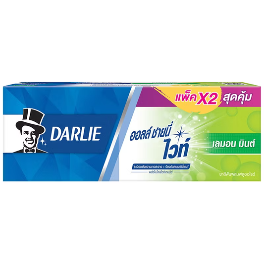 Darlie Lemon Mint Whitening Toothpaste 140g (Pack of 2) – Brighten & Freshen Your Smile