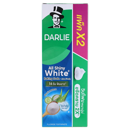 Darlie Baking Soda & Cold-Pressed Coconut Oil Toothpaste 140g – Pack of 2