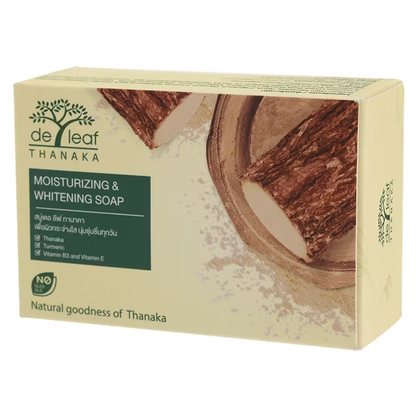 De Leaf Thanaka Moisturizing & Brightening Soap 100g