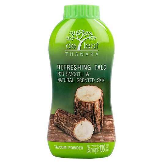 De Leaf Thanaka Refreshing Powder 80g – Natural Skin Freshener & Oil Control