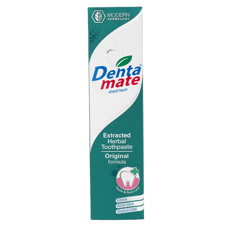 Denmate Herbal Toothpaste - Original Formula 100g for Natural Oral Care