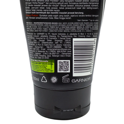 Garnier Men Acno Fight Anti-Acne Foam 100ml – Made in Indonesia