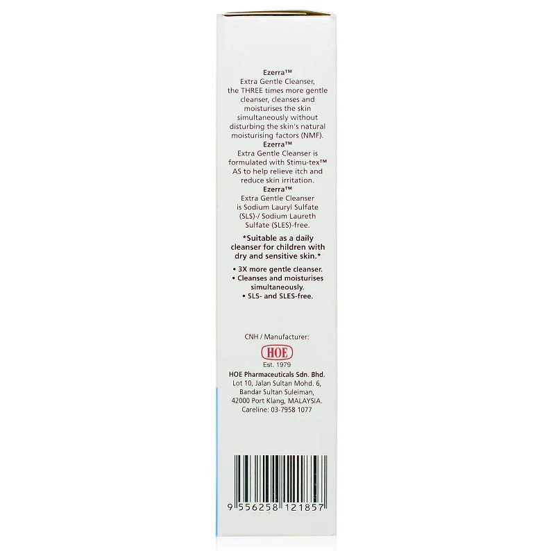 Hoe Ezerra Extra Gentle Cleanser & Shower Gel for Babies & Children 150ml