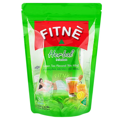 Fitne Herbal Green Tea Infusion - 15 x 2.35g Tea Bags for Refreshing Flavor