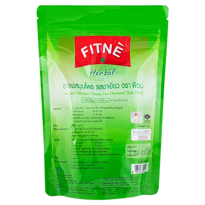 Fitne Herbal Green Tea Infusion - 15 x 2.35g Tea Bags for Refreshing Flavor