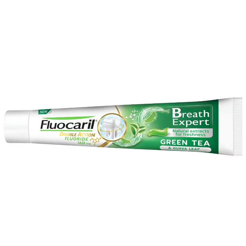 Fluocaril Green Tea Toothpaste 150g – Pack of 2 for Fresh, Healthy Smile