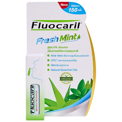 Fluocaril Fresh Mint Mouth Spray 15ml – Pack of 3 for On-the-Go Freshness
