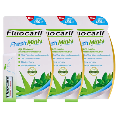 Fluocaril Fresh Mint Mouth Spray 15ml – Pack of 3 for On-the-Go Freshness