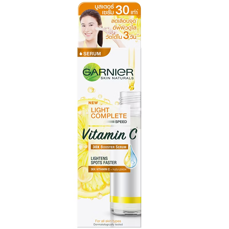Garnier Bright Complete 30x Vitamin C Booster Serum - 30ml for Radiant Skin