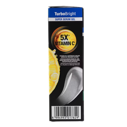 Garnier Men Turbo Bright Super Serum Gel 30ML - Brightening & Hydrating Vitamin C Serum