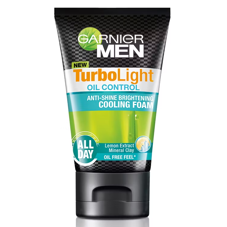 Garnier Men Turbo Light Oil-Control Cooling Foam 100ml