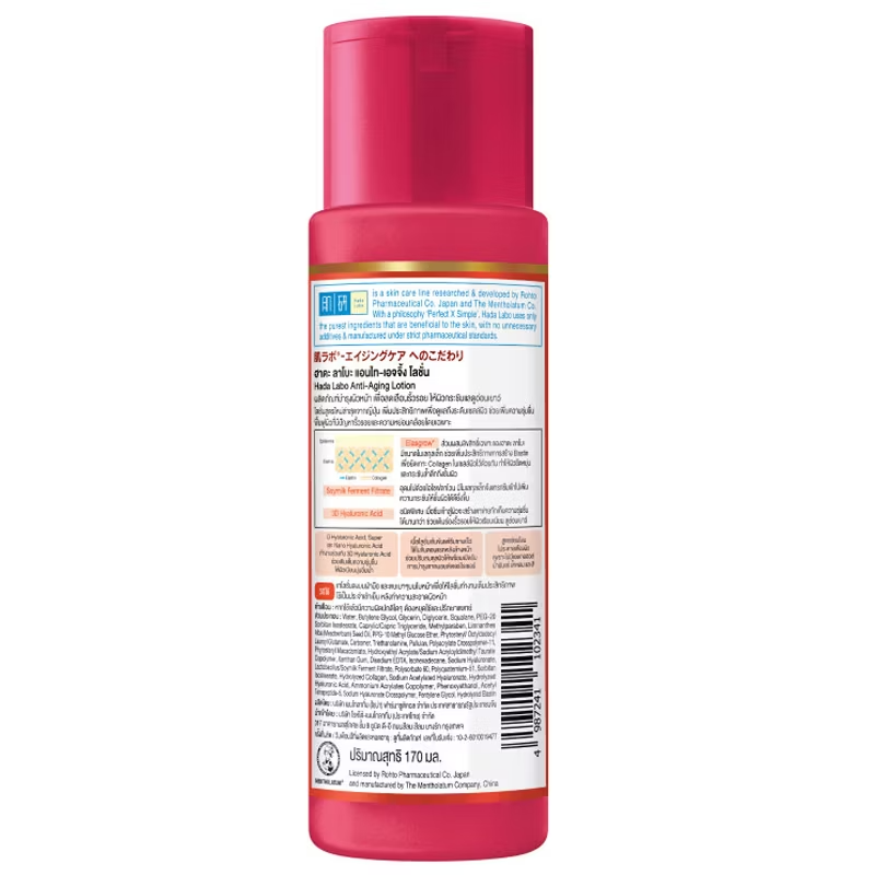 Hada Labo Red Toner – Anti-Aging & Wrinkle-Reducing Moisturizer 170ml