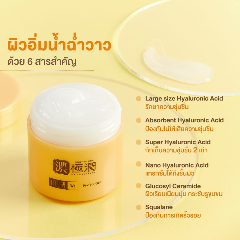Hada Labo Deep Hydration Hydrating Perfect Gel 80g – Intensive Moisturizer & Skin Revitalizer