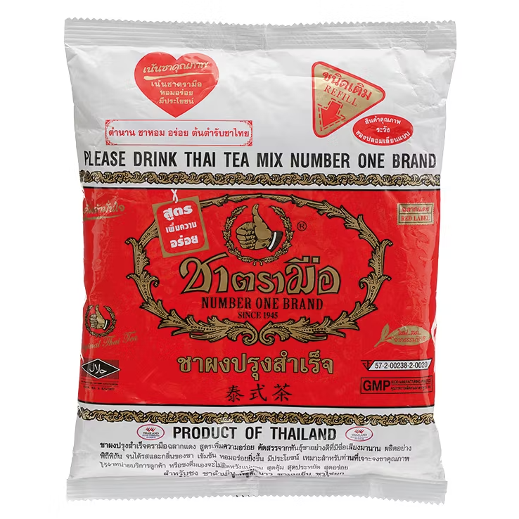 Cha Tra Mue Thai Tea Mix Powder - Red Label, 400g Bag