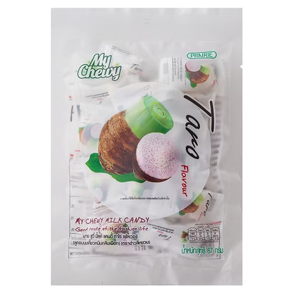My Chewy Assorted Milk Candy Pack - Taro, Corn, Strawberry & Watermelon (67 g each, Pack of 4)