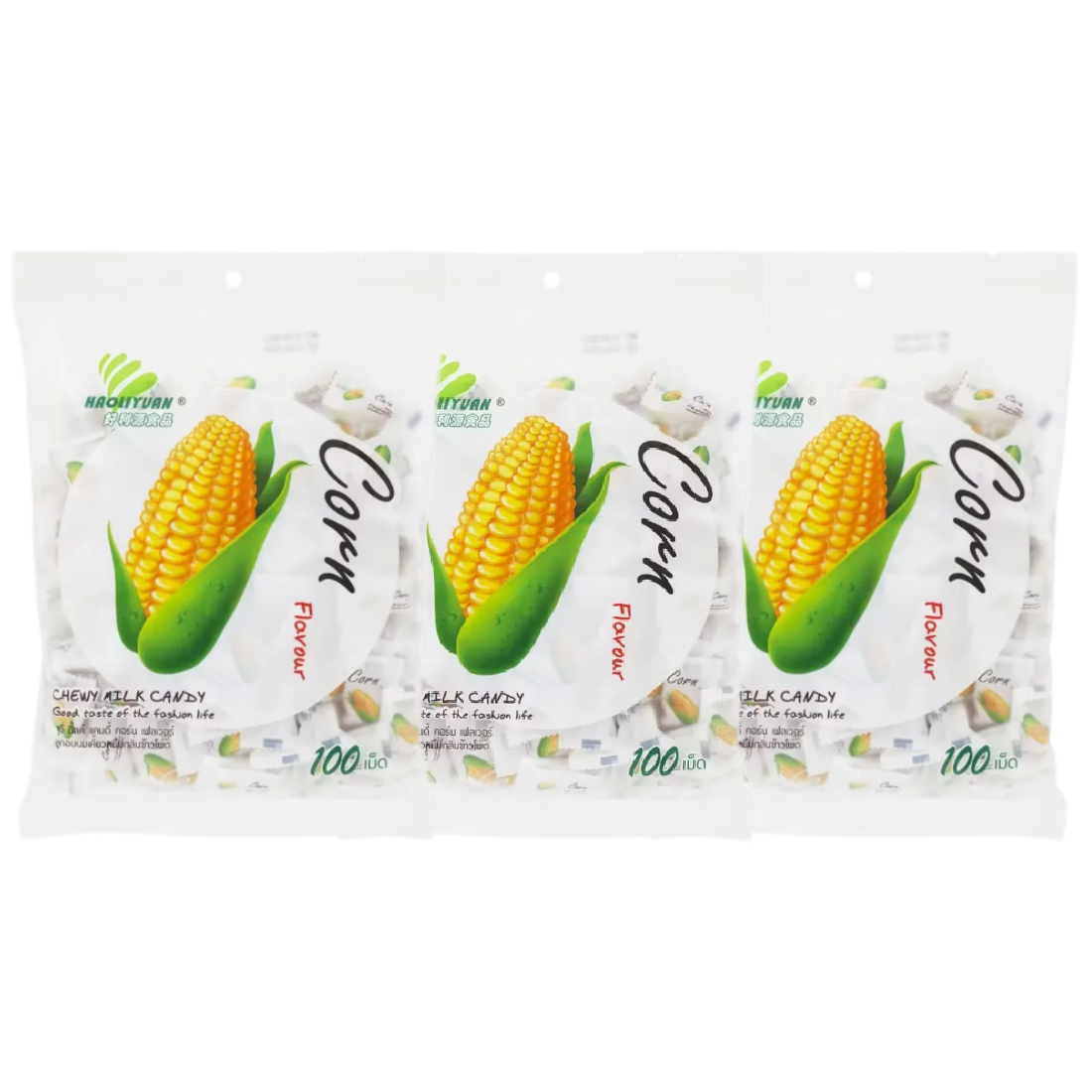 My Chewy Milk & Corn Flavored Chewy Candy - 67g Pack of 3