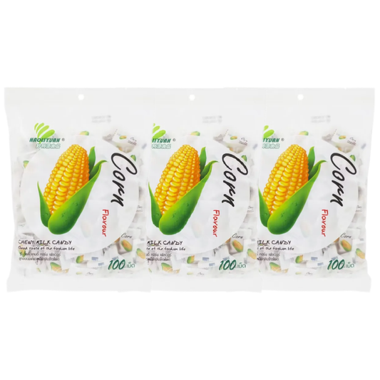 My Chewy Milk & Corn Flavored Chewy Candy - 67g Pack of 3