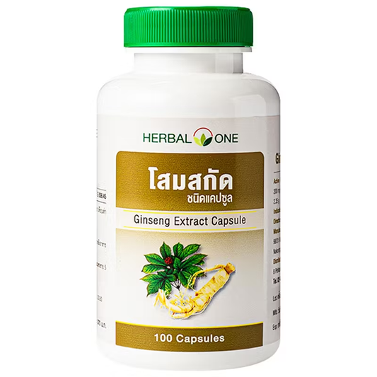 Herbal One Ginseng Extract Capsules - Supports Energy & Vitality