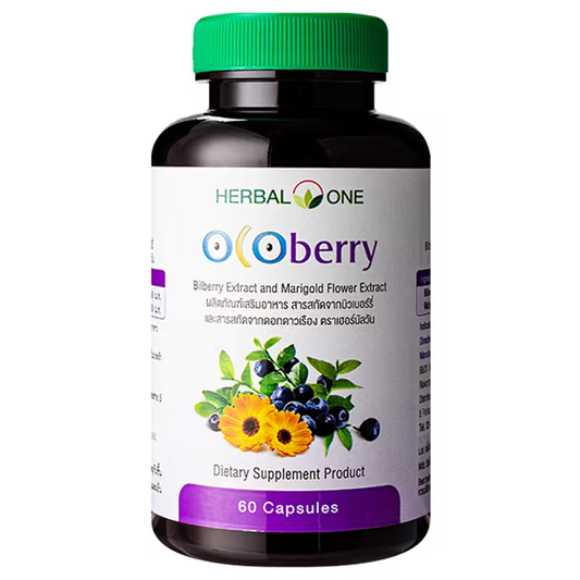 Herbal One Bilberry & Marigold Eye Care Supplement – 60 Capsules