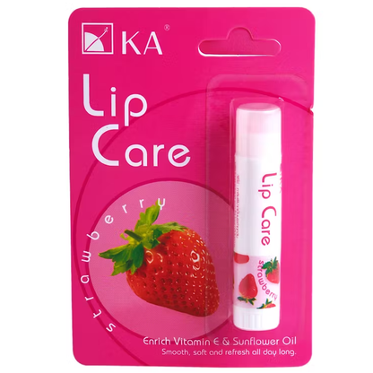 KA Lip Care Strawberry 3.5g - Nourishing Lip Balm