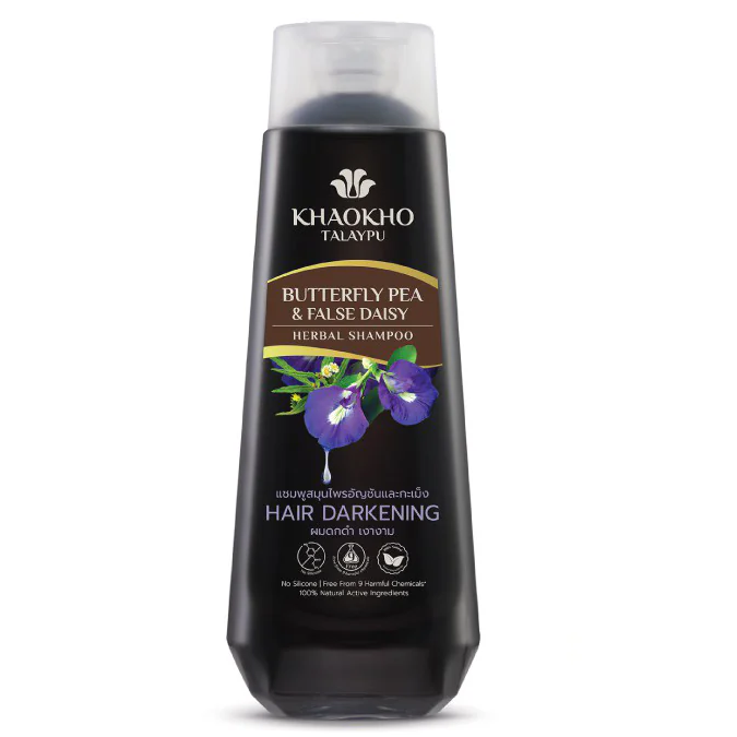 Khaokho Talaypu Herbal Shampoo with Butterfly Pea & False Daisy - 330ml