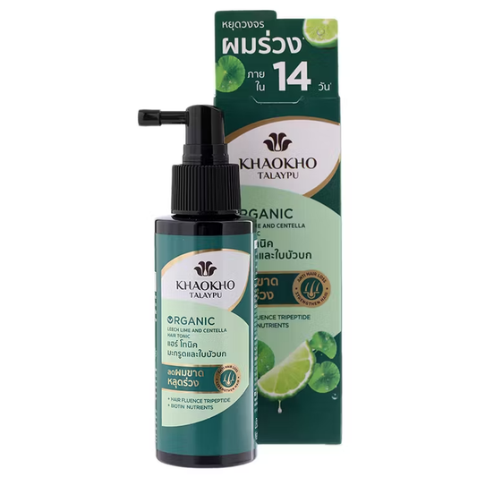 Khaokho Talaypu Organic Hair Tonic 80ml – Natural Hair Care for Thicker, Stronger Hair