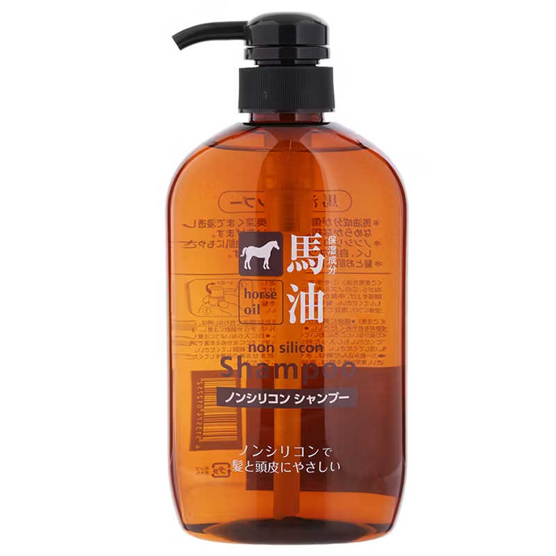 Kumano Horse Oil Non-Silicone Shampoo 600ml – Nourishing & Gentle Hair Care