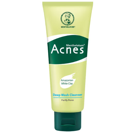 Mentholatum Acnes Deep Wash Cleanser 100g - Clear, oil-control face wash