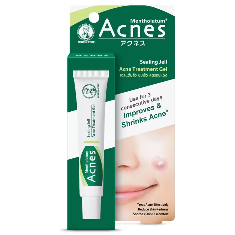 Mentholatum Acnes Anti-Acne Spot Gel 18g – Fast-Acting Acne Treatment