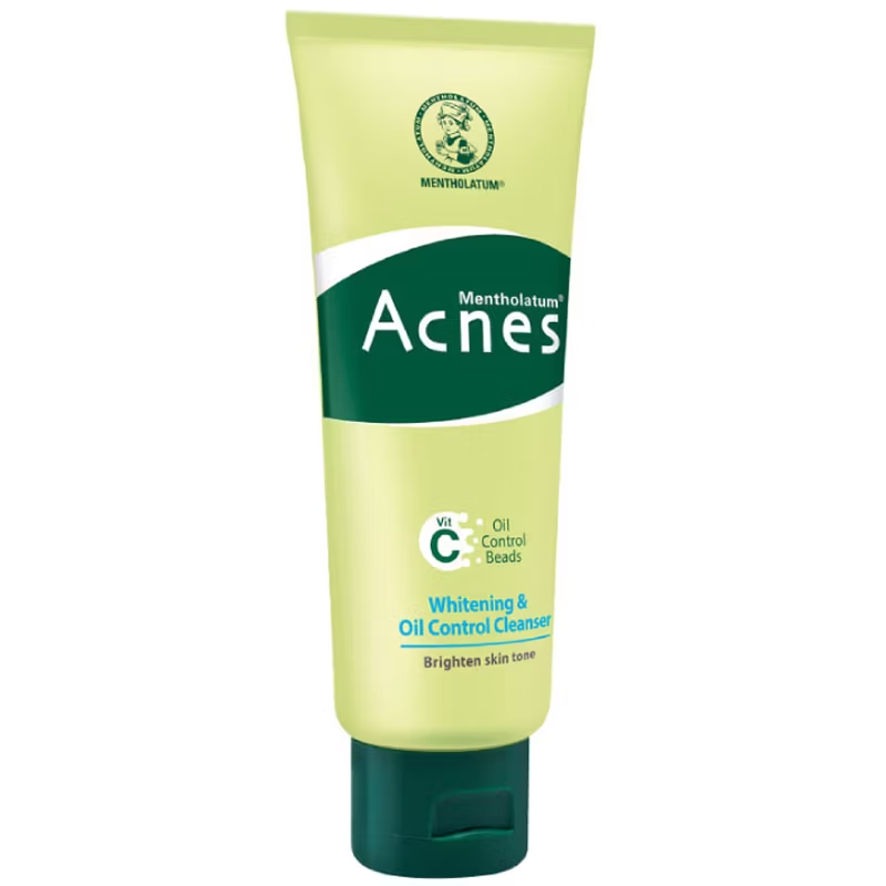 Mentholatum Acnes Whitening Oil Control Face Cleanser 100g