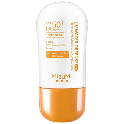 MizuMi Water Defense Pro Sunscreen SPF50+ PA++++ - Very Water-Resistant, Made in Japan