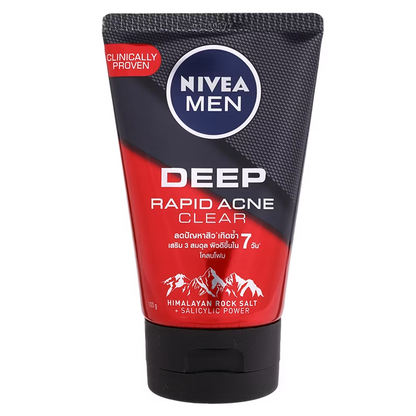 Nivea Men Mud Foam Deep Cleansing Acne Foam - 100g