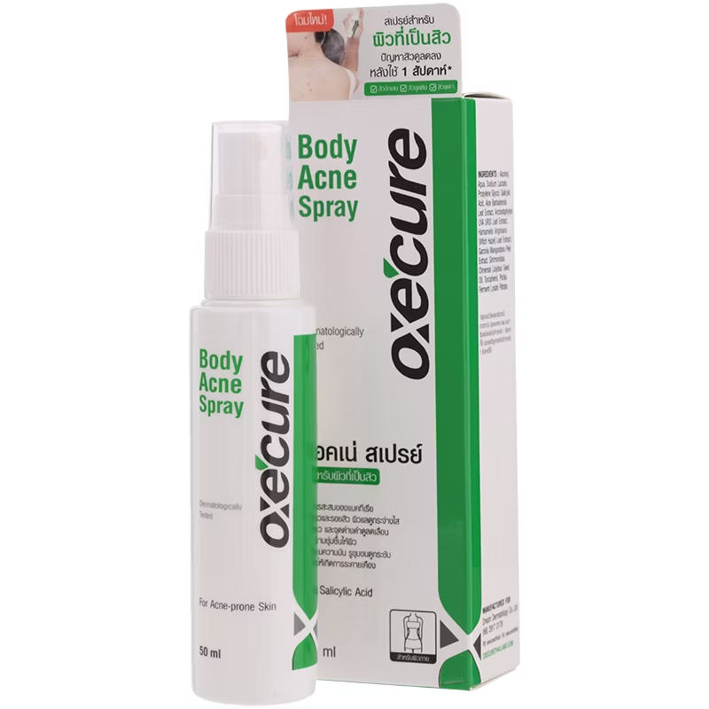 Oxe Cure Body Acne Spray 50ml - Fast-Acting Acne Treatment for Clearer Skin