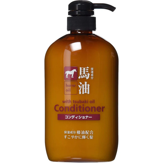 Kumano Horse Oil & Tsubaki Conditioner 600ml — Nourishing Japanese Hair Care