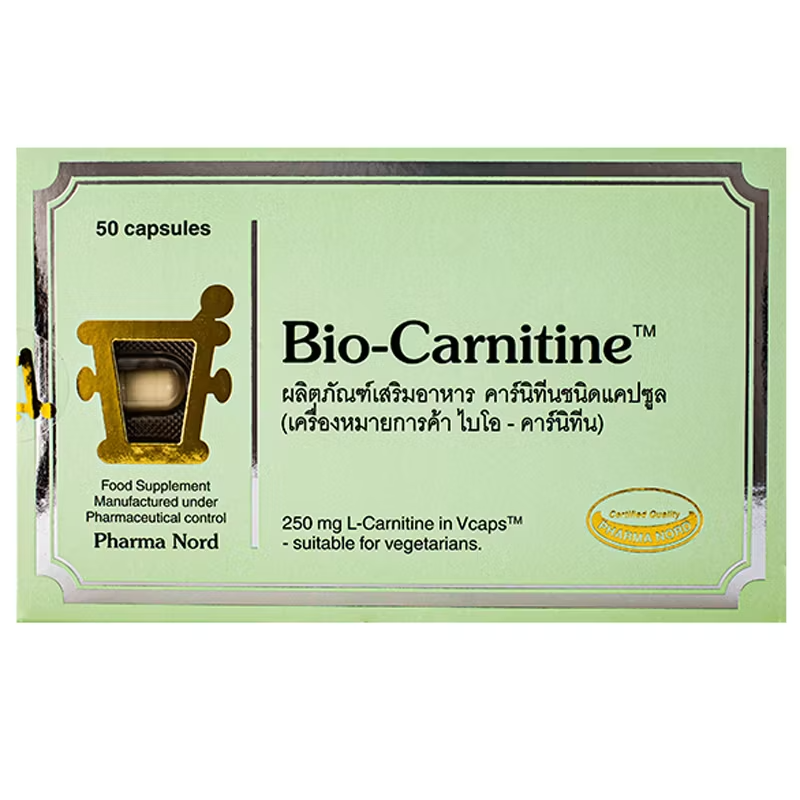 Pharma Nord Bio-Carnitine 50 Capsules – Energy Support & Muscle Function