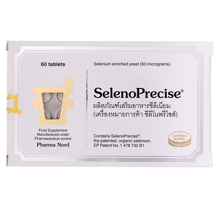 Pharma Nord SelenoPrecise 50 mcg Selenium Supplement – 60 Tablets