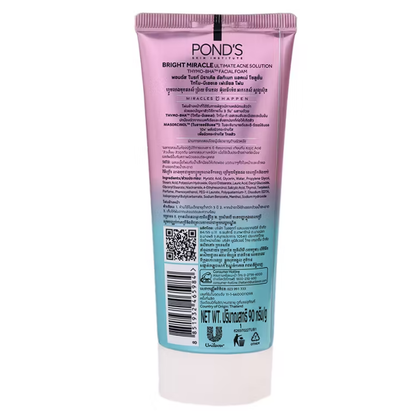 Pond's Bright Miracle Acne Solution Thymo-BHA Facial Foam 90g