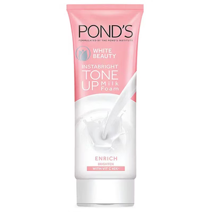 Pond's Instabright Tone Up Milk Foam - Brightening Face Wash, 100g