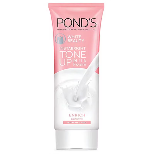Pond's Instabright Tone Up Milk Foam - Brightening Face Wash, 100g