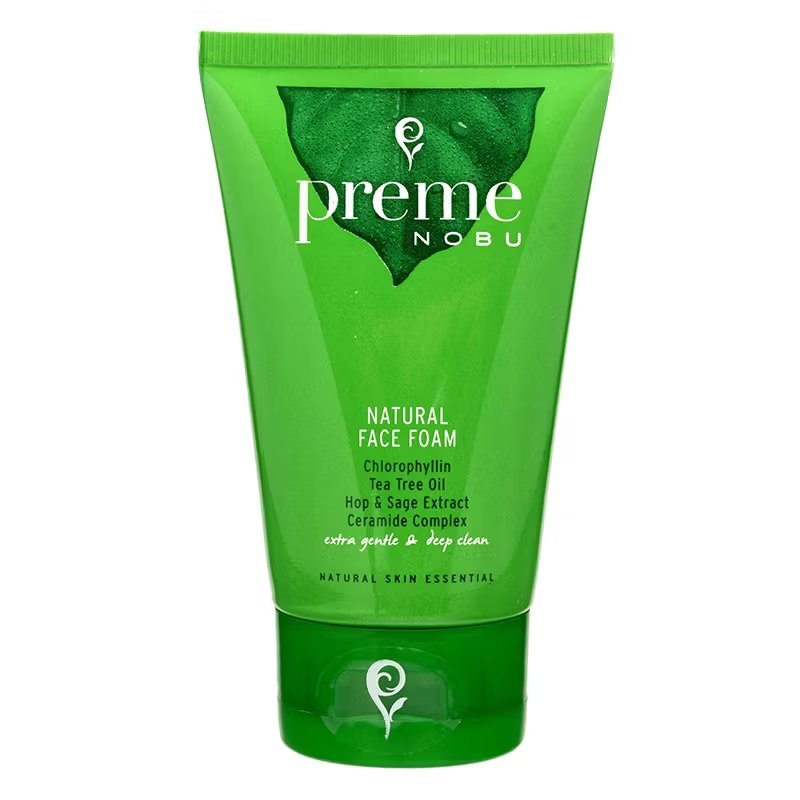 Preme Nobu Natural Face Foam Cleanser – Gentle 50g for Clear, Fresh Skin