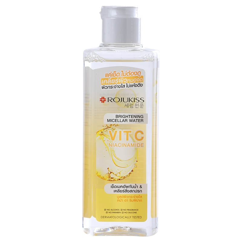 Rojukiss Brightening Micellar Water with Vitamin C & Niacinamide – 200ml