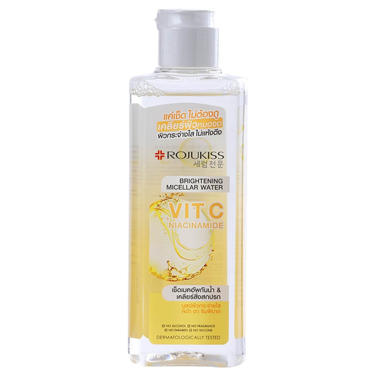 Rojukiss Brightening Micellar Water with Vitamin C & Niacinamide – 200ml