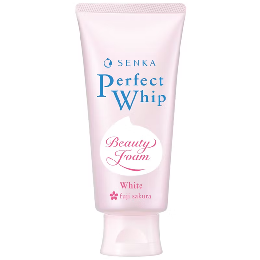 Senka Perfect Whip White Fuji Sakura Facial Foam 100g – Brightening & Hydrating Cleanser