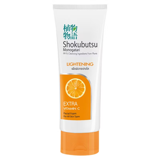 Shokubutsu Monogatari Brightening Facial Foam with Orange & Plant Extracts 100g