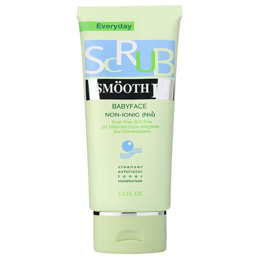 Smooth E Baby Non-Ionic Face Scrub 65ml – Gentle Exfoliation for Sensitive Skin