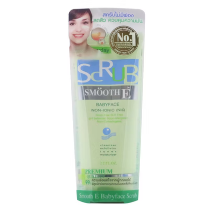 Smooth E Baby Non-Ionic Face Scrub 65ml – Gentle Exfoliation for Sensitive Skin