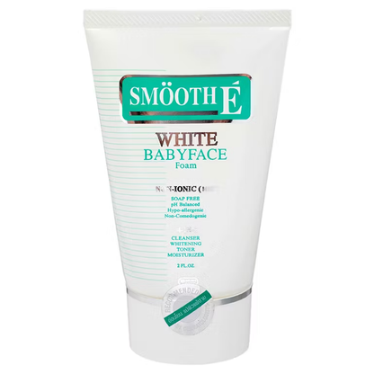 Smooth E White Baby Face Foam 60ml – Gentle Brightening Facial Cleanser