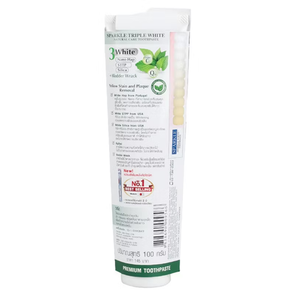 Sparkle Triple White Toothpaste 100g – Powerful Whitening for a Bright Smile