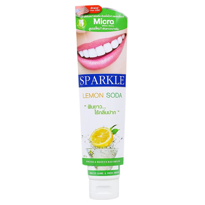 Sparkle White Lemon Soda Toothpaste 100g – Brighten & Refresh Your Smile